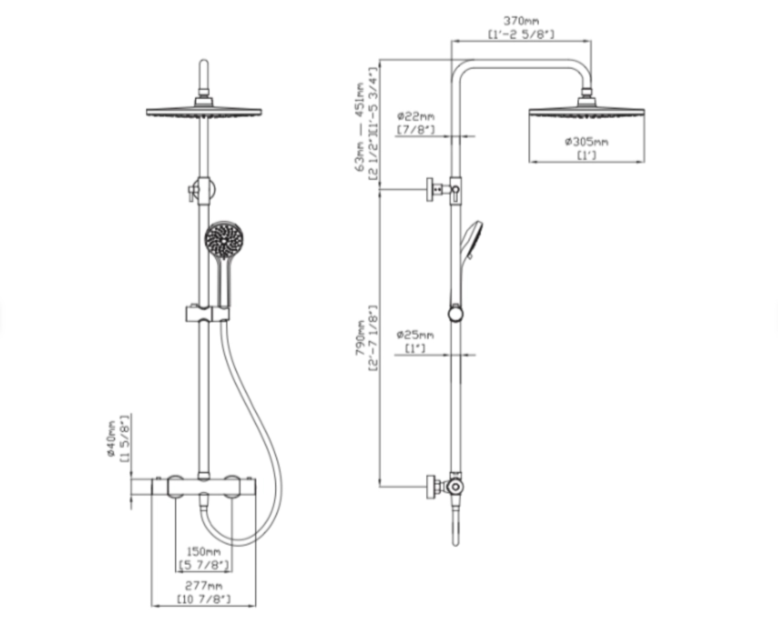 COLONNE DE DOUCHE SC418 EN LAITON BLANC COLLECTION ARGOLIDE