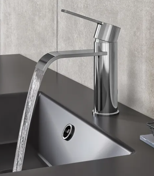 ROBINET DE LAVABO SUR PLAGE 03 EN LAITON CHROMÉ COLLECTION ENIPEE