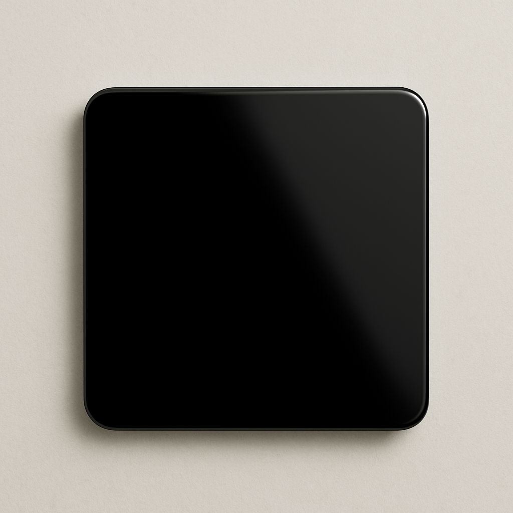 TOILET BRUSH HOLDER 004 BLACK BRASS Enipée COLLECTION