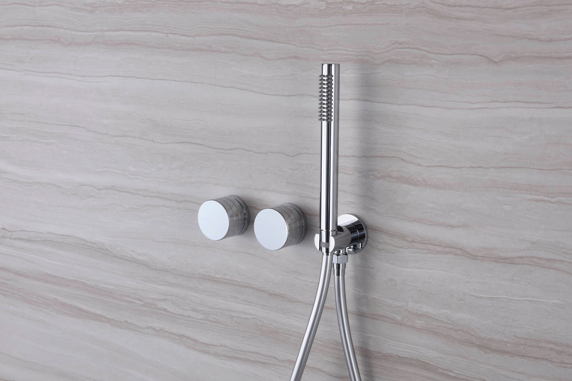 Composition de douche SC34 en laiton chromé collection Erymanthe