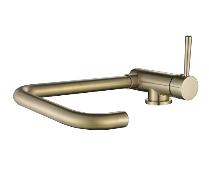ROBINET DE CUISINE RABATTABLE W05 DORé BROSSé COLLECTION SCAMANDRE