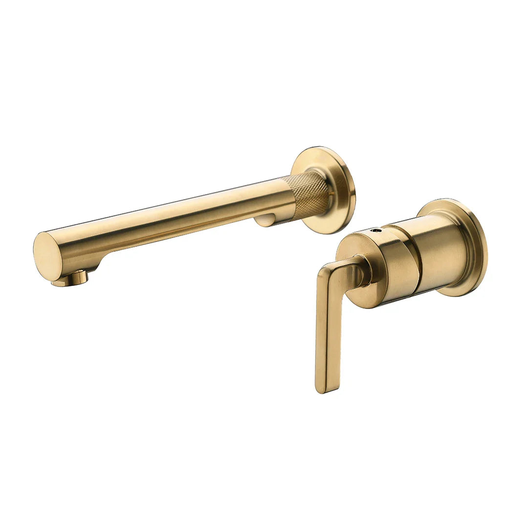 Robinet Lavabo Doré Brossé HUDOR — vue principale