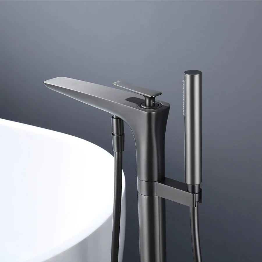 Robinet De Baignoire Au Sol 003 Collection Scamandre Gunmetal