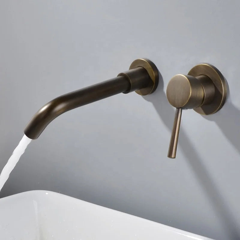 Robinet Lavabo Bronze Huilé HUDOR — vue principale