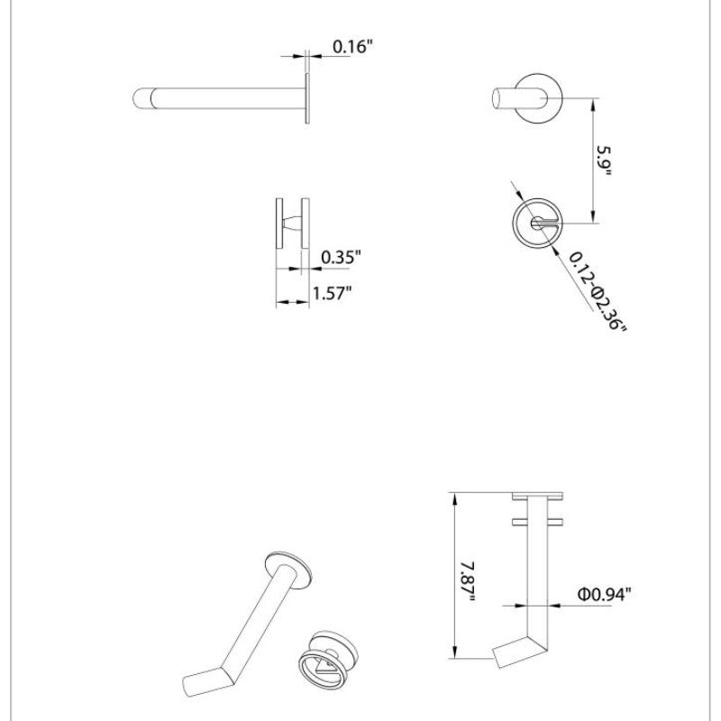 New Batch 00045 Wall-mounted sink faucet