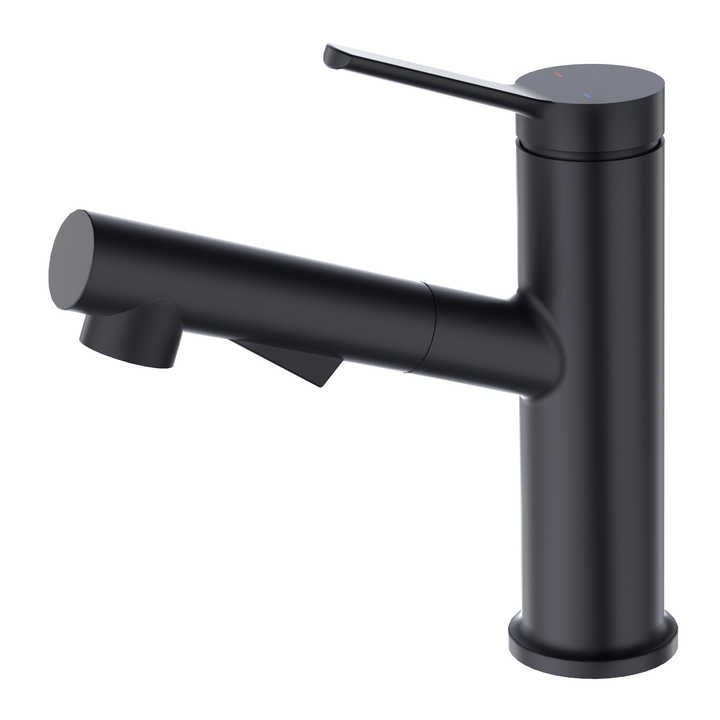 Robinet Lavabo Noir Mat HUDOR — vue principale