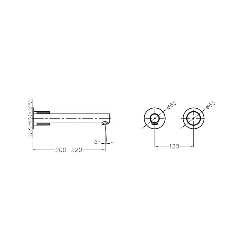 WALL MOUNTED SINK FAUCET new batch 00005