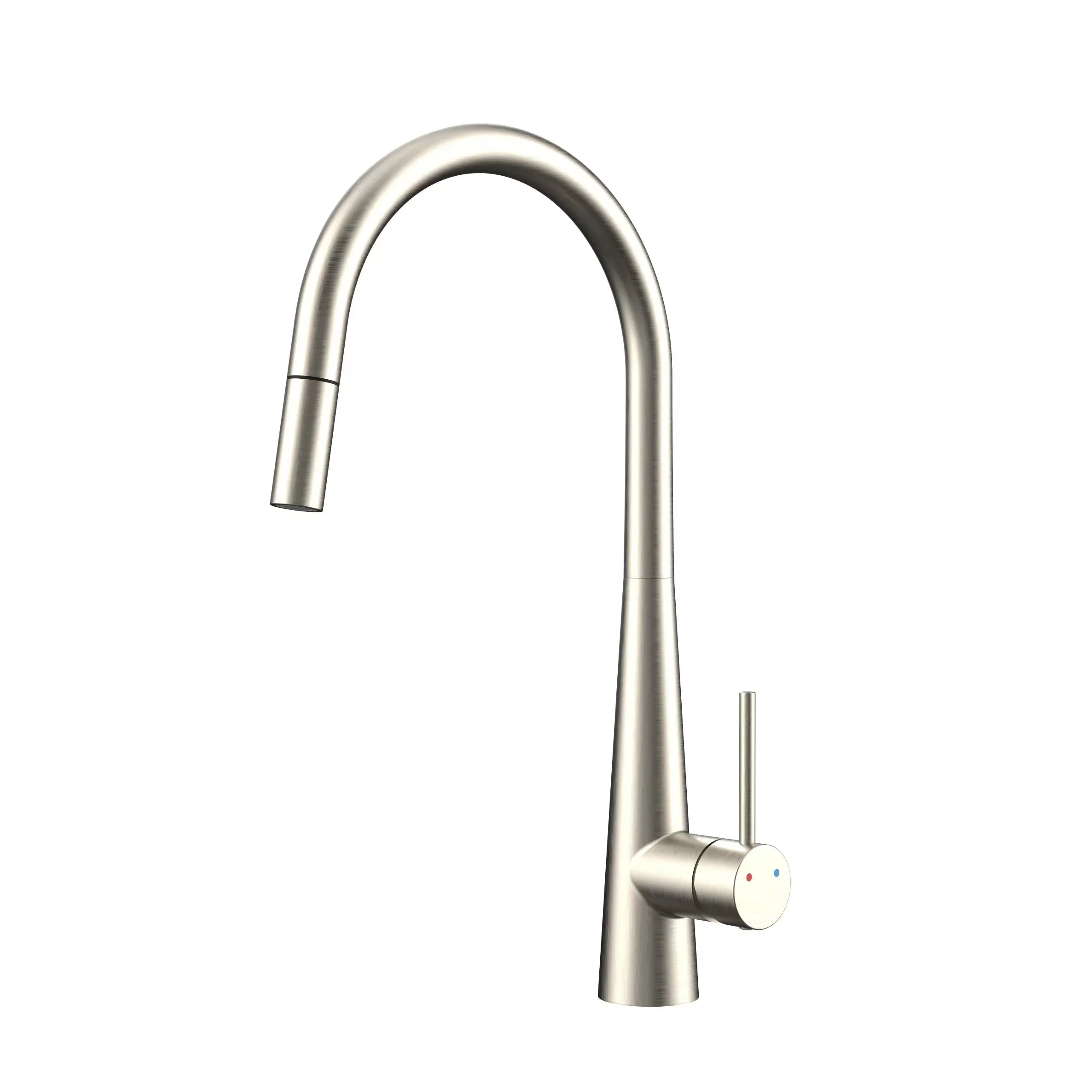 Robinet Cuisine Nickel Brossé HUDOR — mise en situation