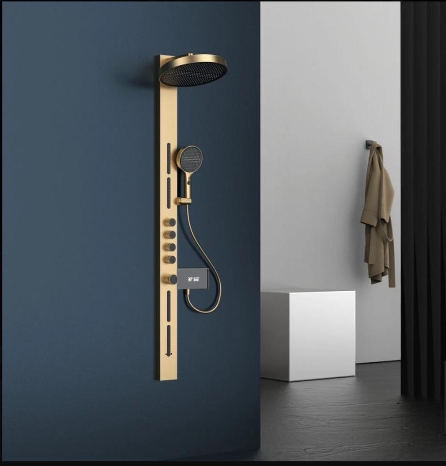 Colonne de Douche new batch 40002 Doré Brossé | HUDOR