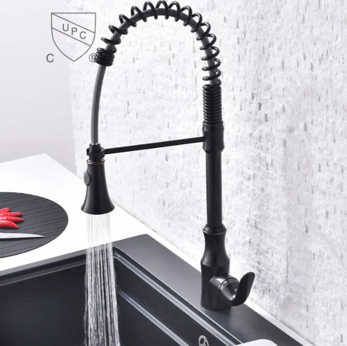 Robinet de cuisine 046 en laiton finition ORB collection Chrémétès