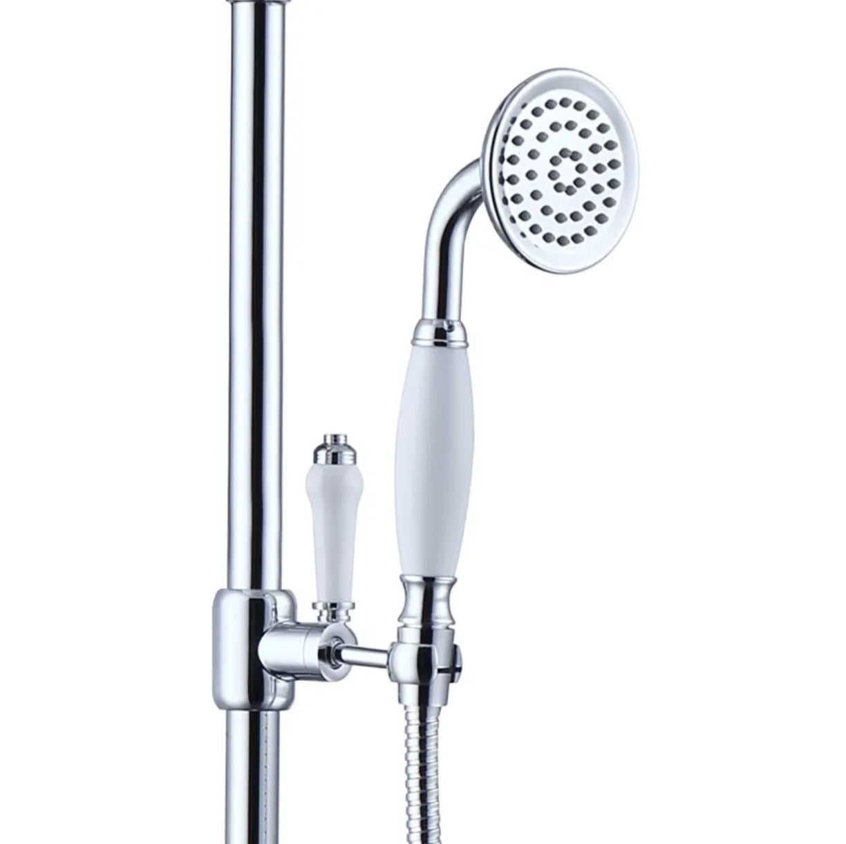 Columna de ducha SC1211 en latón cromado de la colección Erymanthe