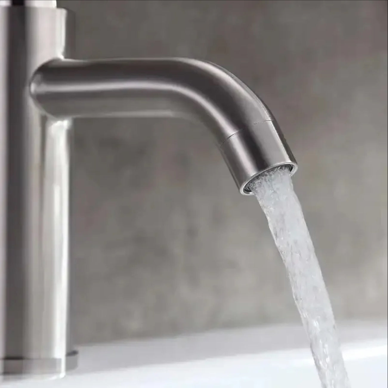 Grifo para lavabo de sobremesa B205 01 16 2 Colección Eas de níquel cepillado