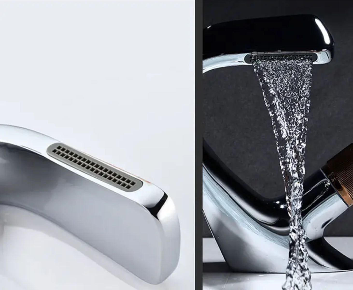 Chrome-plated brass sink faucet 80115 Erymanthe collection