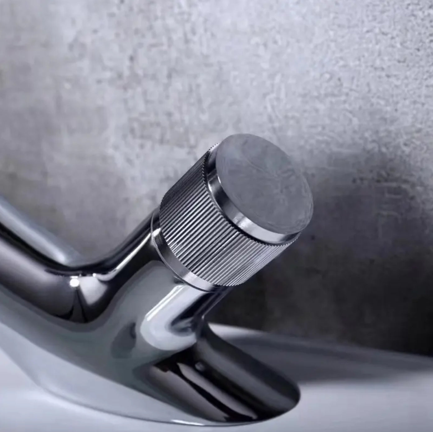 Chrome-plated brass sink faucet 80115 Erymanthe collection
