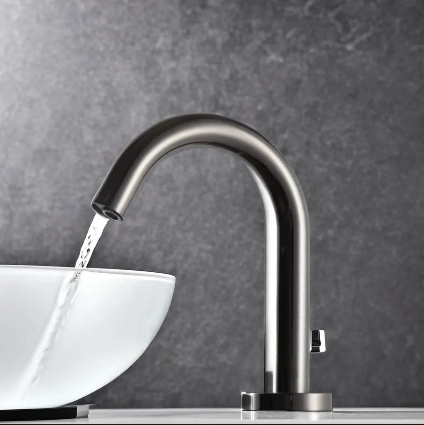 Grifo de lavabo infrarrojo 015 negro colección Céphise