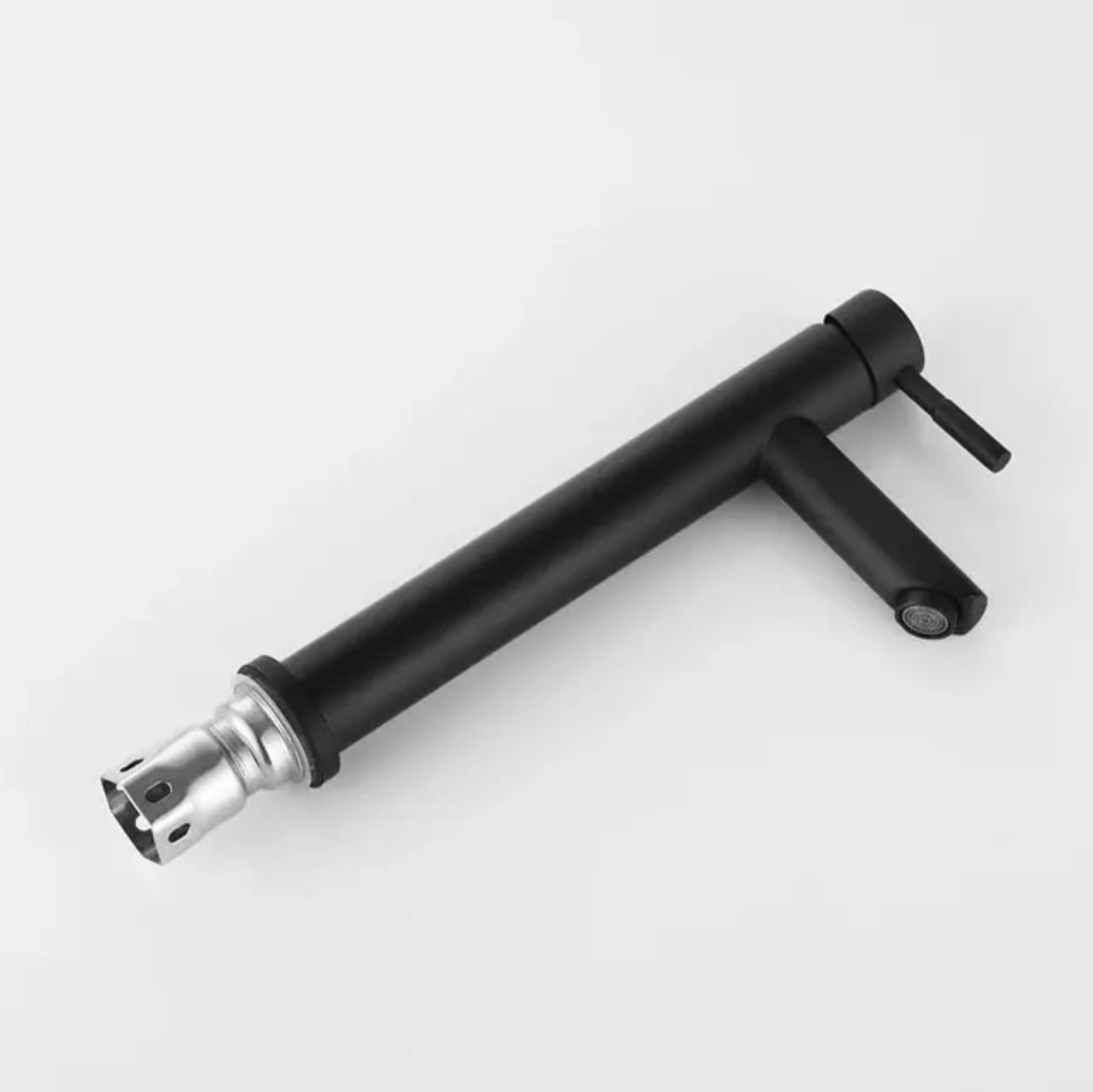 Robinet de lavabo surélevé en laiton noir mat 02215B collection Céphise