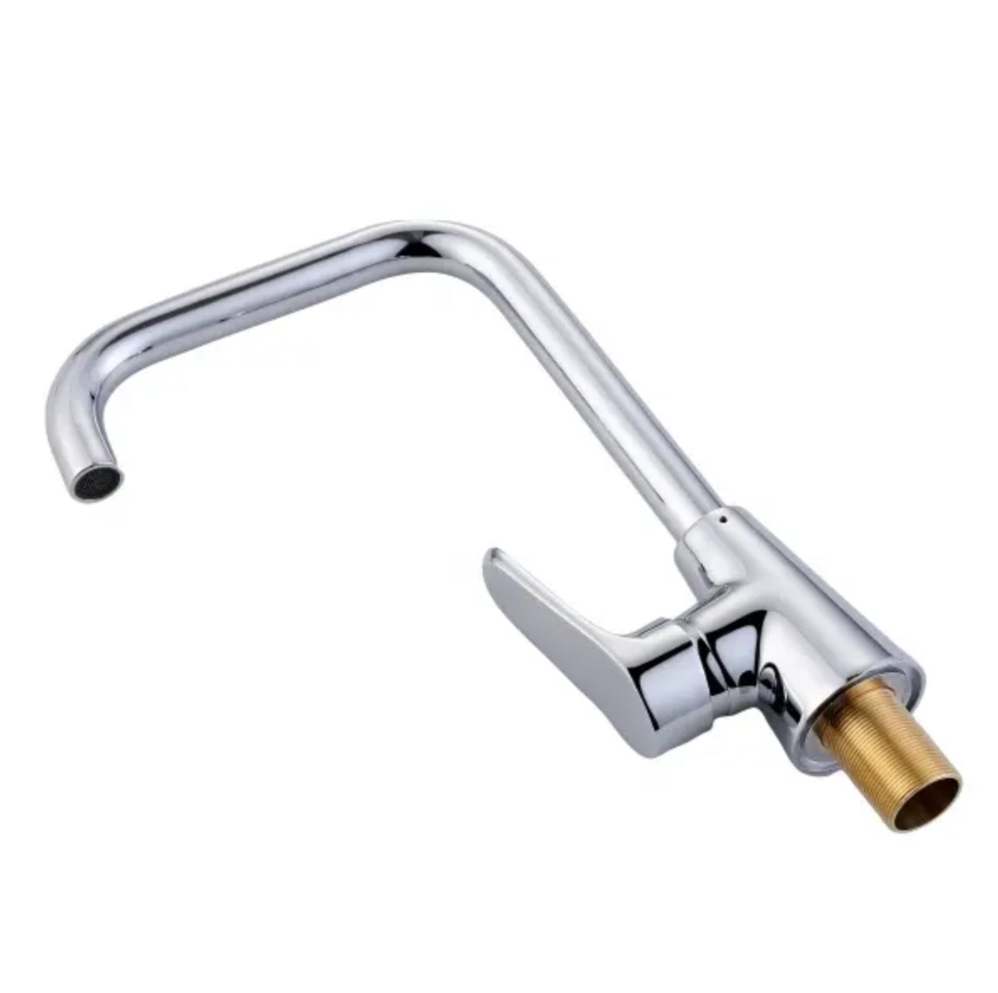 Robinet de cuisine 030 en laiton chromé collection Enipée