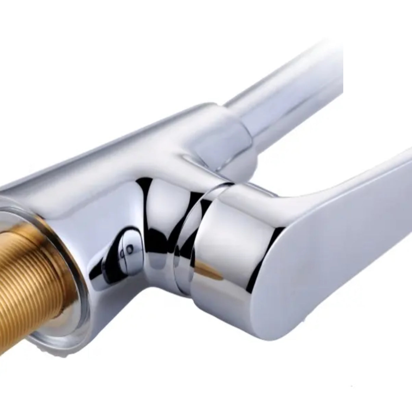 Robinet de cuisine 030 en laiton chromé collection Enipée