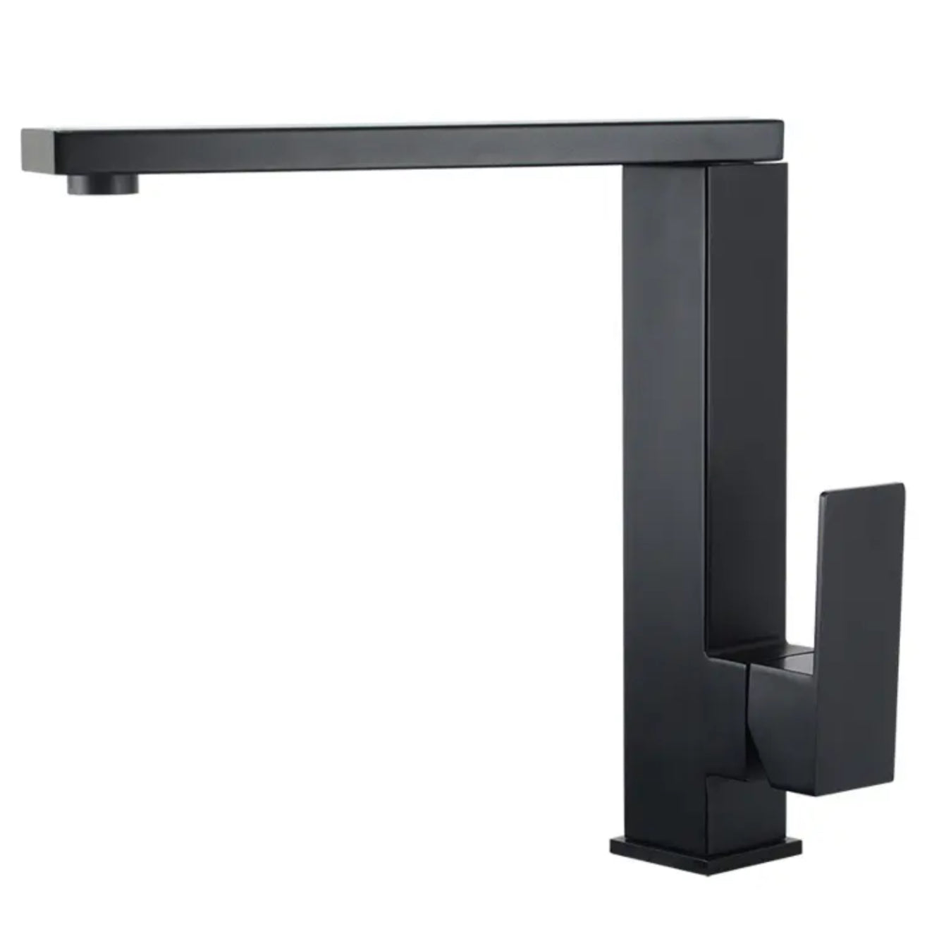 Deck-mounted sink faucet 015 in black brass Alphée collection
