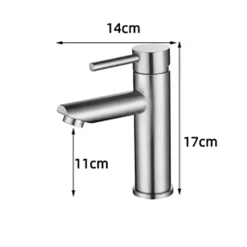 Deck-mounted sink faucet 002 in brushed nickel brass Eas collection