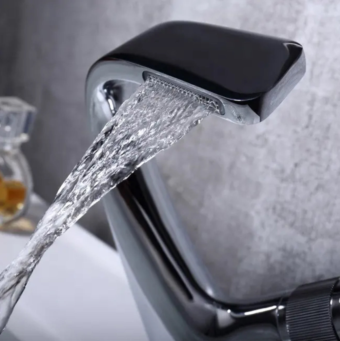 Deck-mounted sink faucet in chrome-plated brass 80115 Erymanthe collection