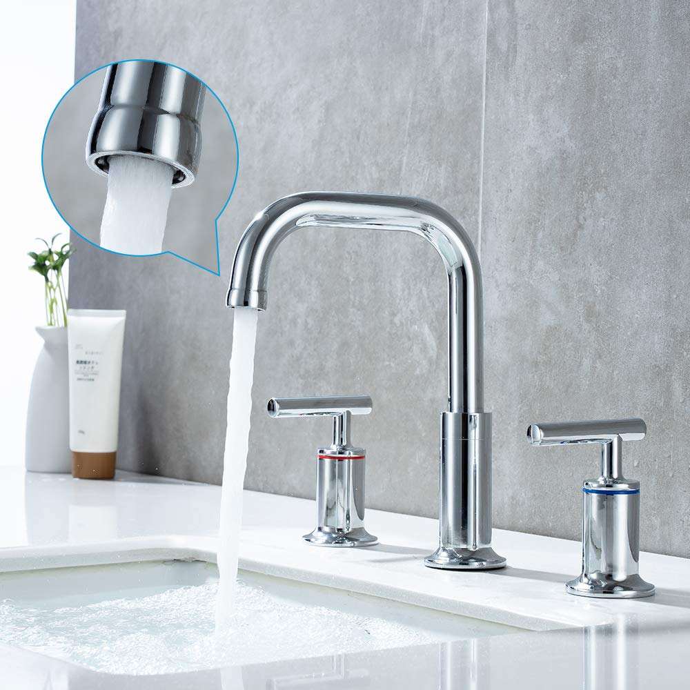 ROBINET DE LAVABO SUR PLAGE 018 EN LAITON CHROMÉ COLLECTION ERYMANTHE