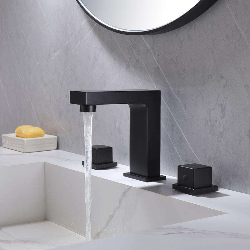 Robinet de lavabo fixation sur plage 027 en laiton chromé collection Alphée