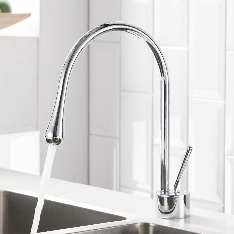 Grifo para lavabo de sobre encimera de latón cromado colección Erymanthe 201