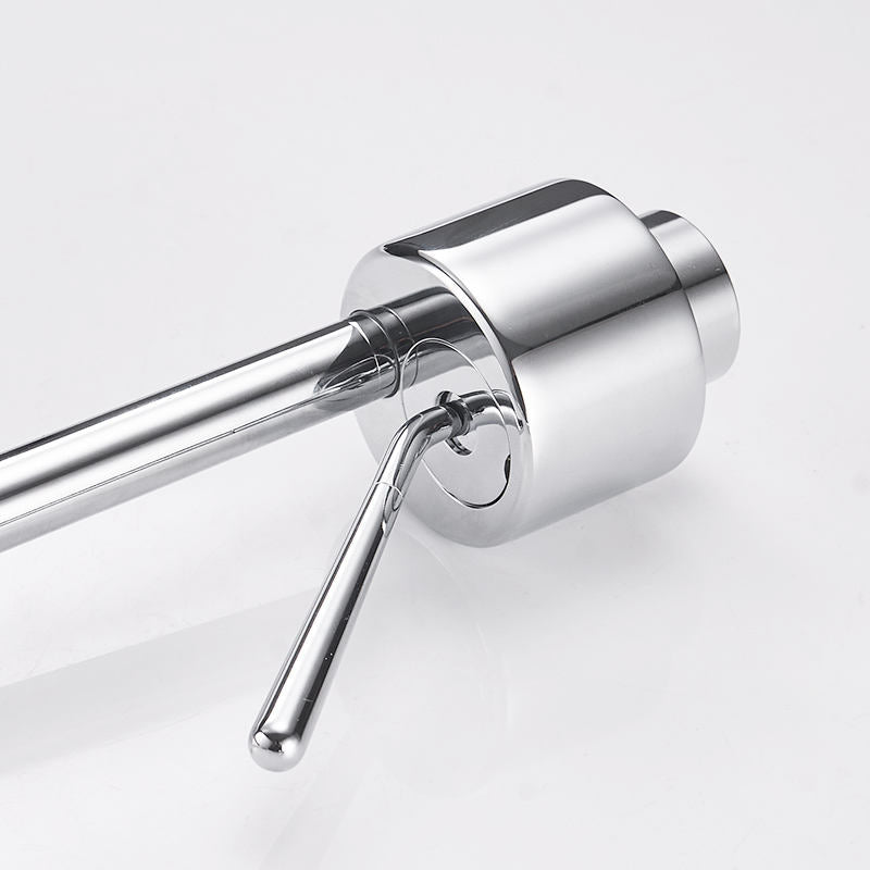 Grifo para lavabo de sobre encimera de latón cromado colección Erymanthe 201