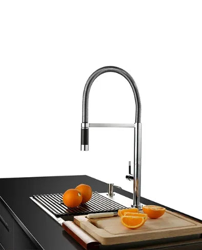 205 kitchen faucet in chrome-plated brass Erymanthe collection