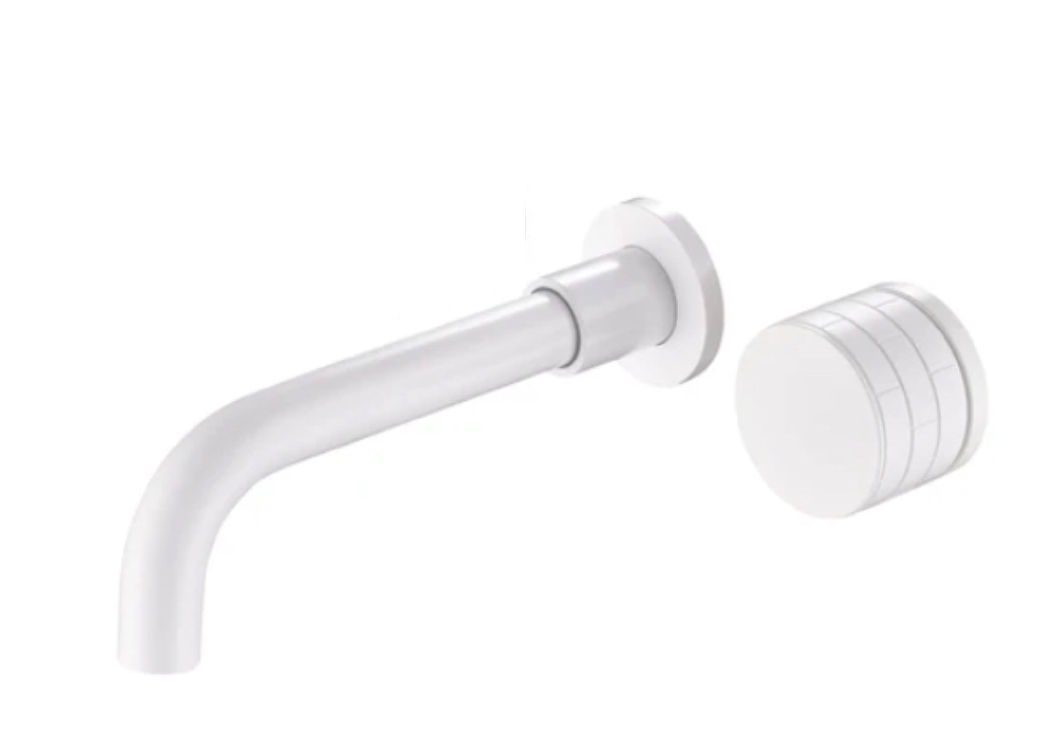 Wall-mounted washbasin faucet 052 in white brass Argolide collection