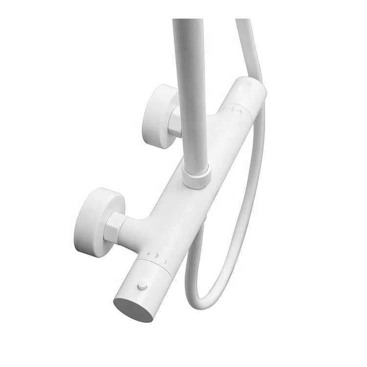 COLONNE DE DOUCHE SC418 EN LAITON BLANC COLLECTION ARGOLIDE