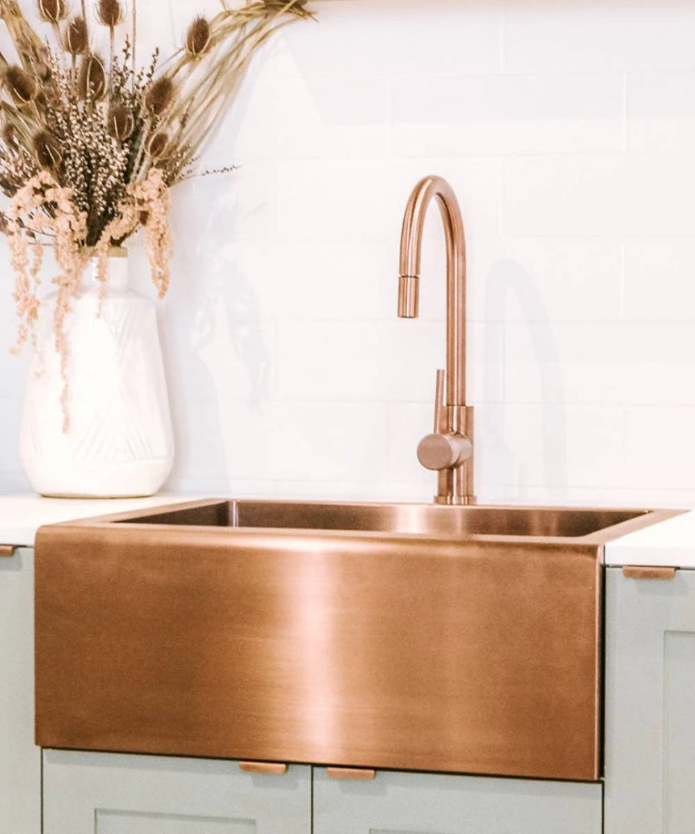 ÉVIER EN ACIER INOXYDABLE 003 ROSE DORÉ COLLECTION PÉNÉE