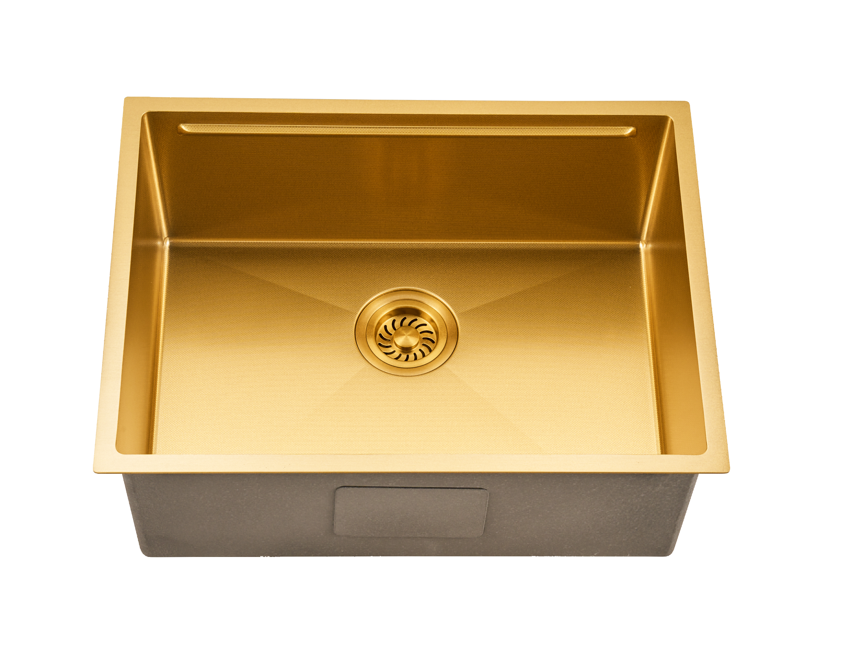 ÉVIER EN ACIER INOXYDABLE 001 DORÉ BROSSÉ COLLECTION SCAMANDRE