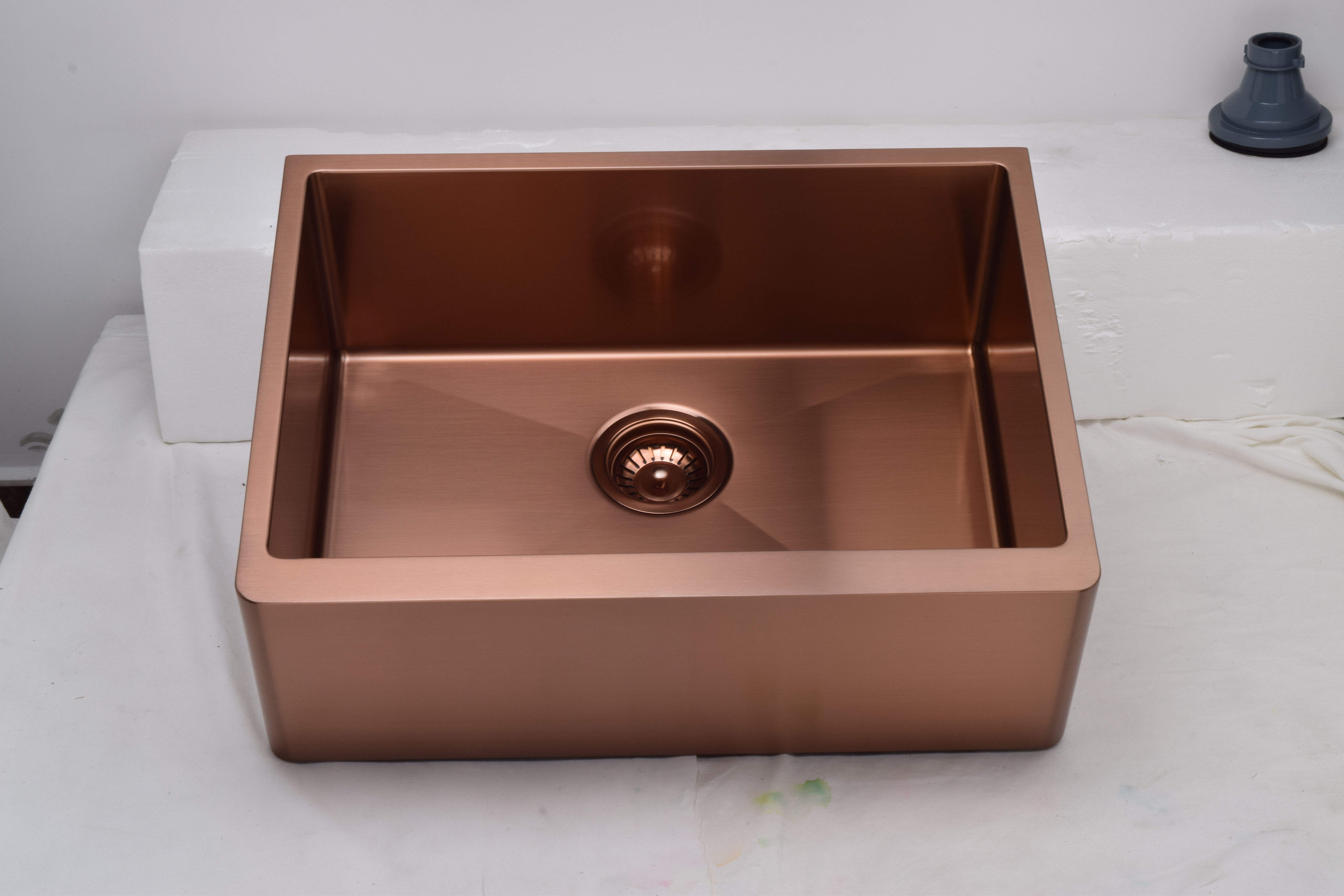 ÉVIER EN ACIER INOXYDABLE 001 ROSE DORÉ COLLECTION PENEÉ