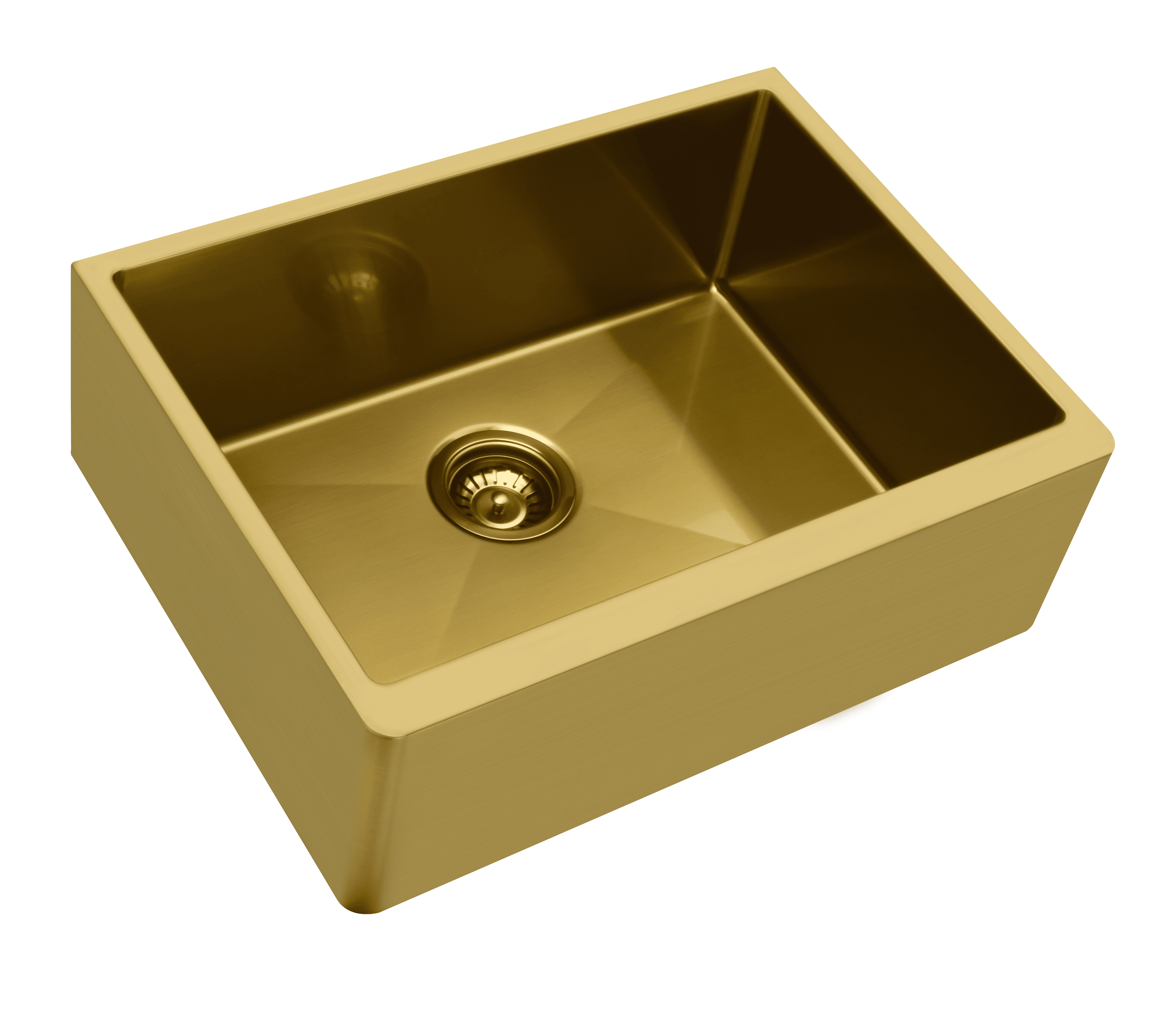 ÉVIER EN ACIER INOXYDABLE 001 DORÉ BROSSÉ COLLECTION SCAMANDRE