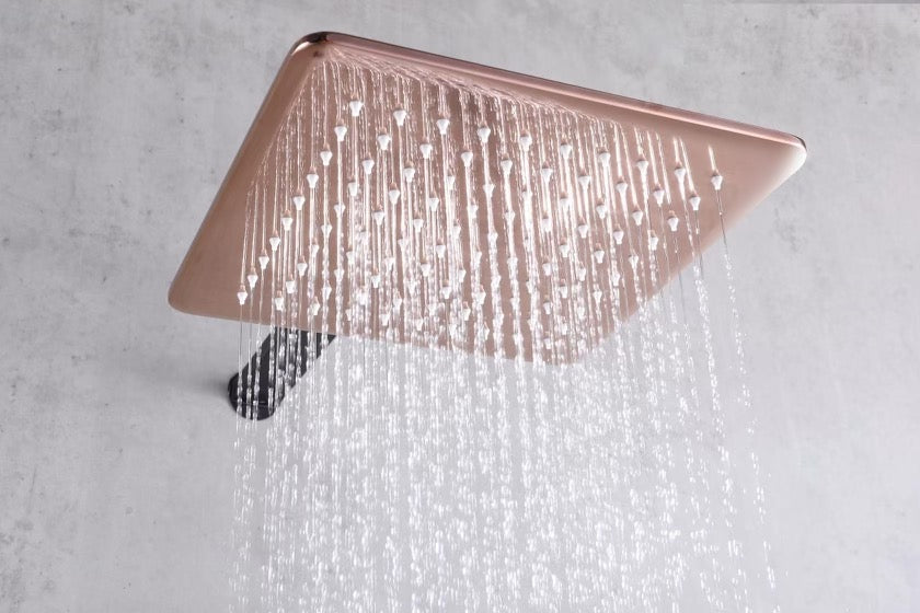 SHOWER COMPOSITION IN BLACK BRASS AND ROSE GOLD SC9210 PÉNÉE COLLECTION