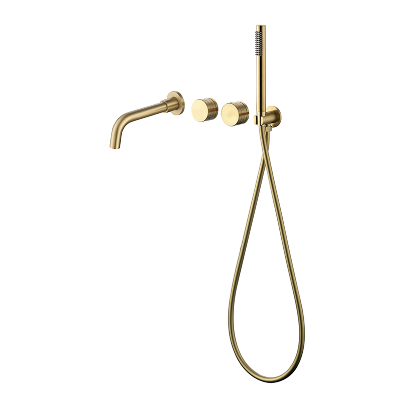 Grifería de bañera mural colección Enipée 049 en latón cromado