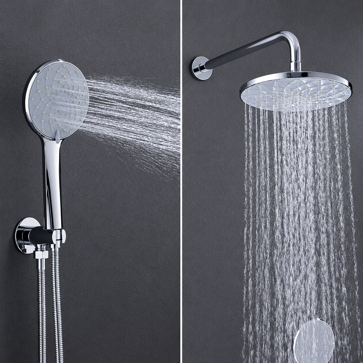 Douche Encastrée SC41 Erymanthe Chromé | HUDOR