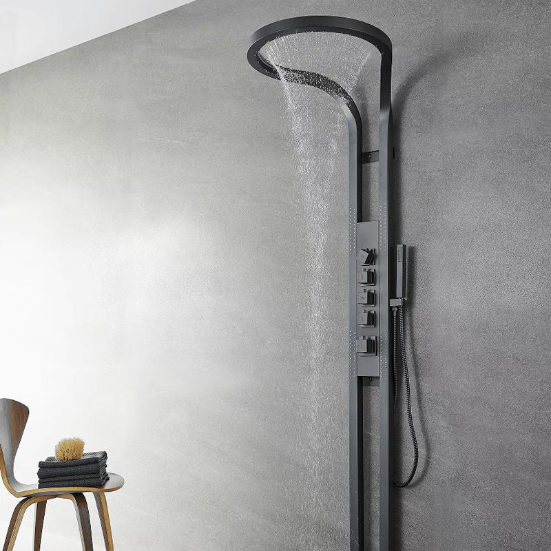 Colonne de Douche Scamandre Noir Mat | HUDOR