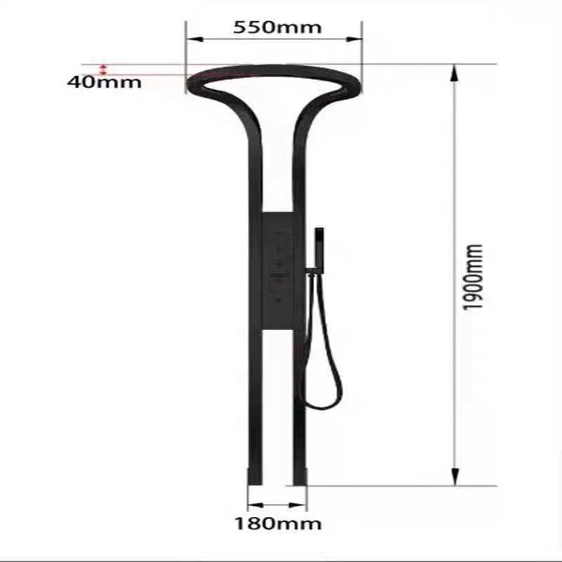 Colonne de Douche 0005 Chromé – Design et Confort