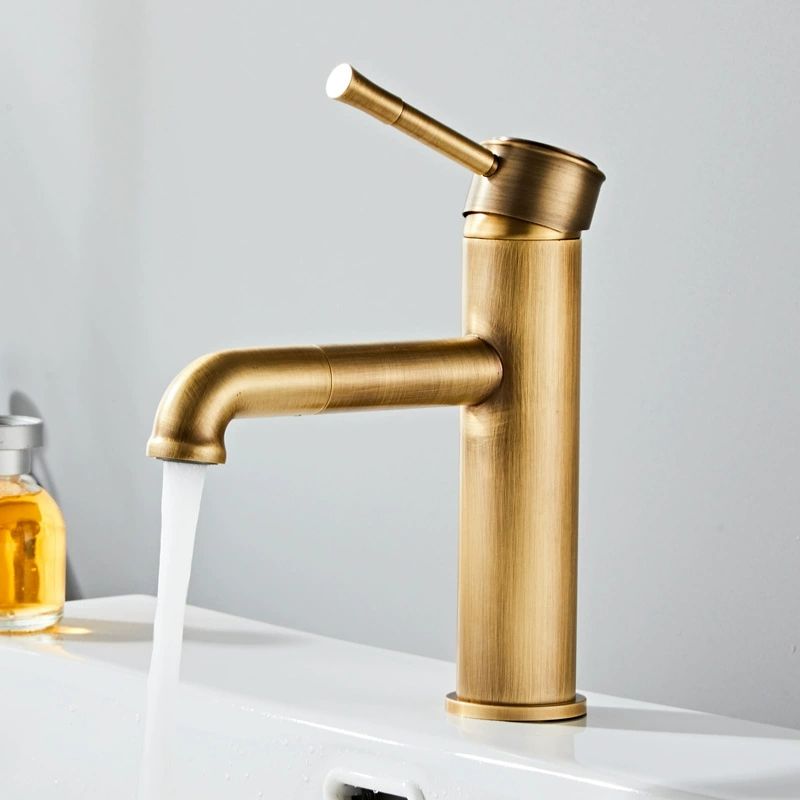 Robinet de lavabo B205BR en laiton bronze brossé collection Artemis