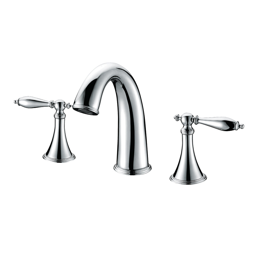 Deck-mounted sink faucet 025 in chrome-plated brass Erymanthe collection