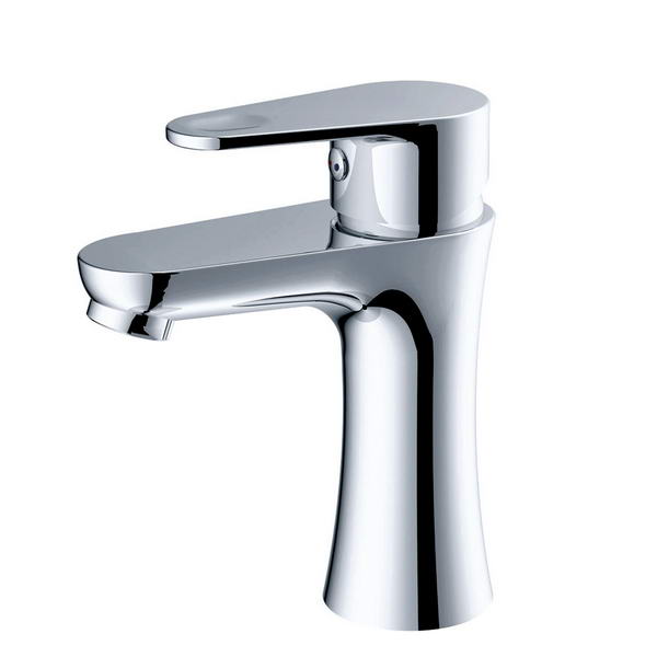 Robinet de lavabo fixation sur plage 031 en laiton chromé collection Erymanthe