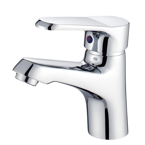 Robinet de lavabo fixation sur plage 059 en laiton chromé collection Erymanthe