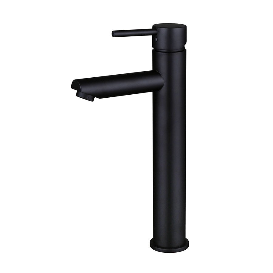 Robinet de lavabo surélevé 20 en laiton noir collection Céphise