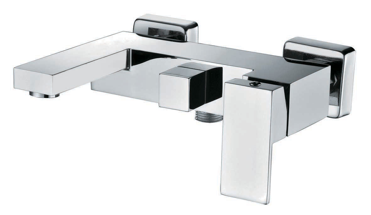 Robinet de baignoire à fixation murale 059 en laiton chromé collection Enipée