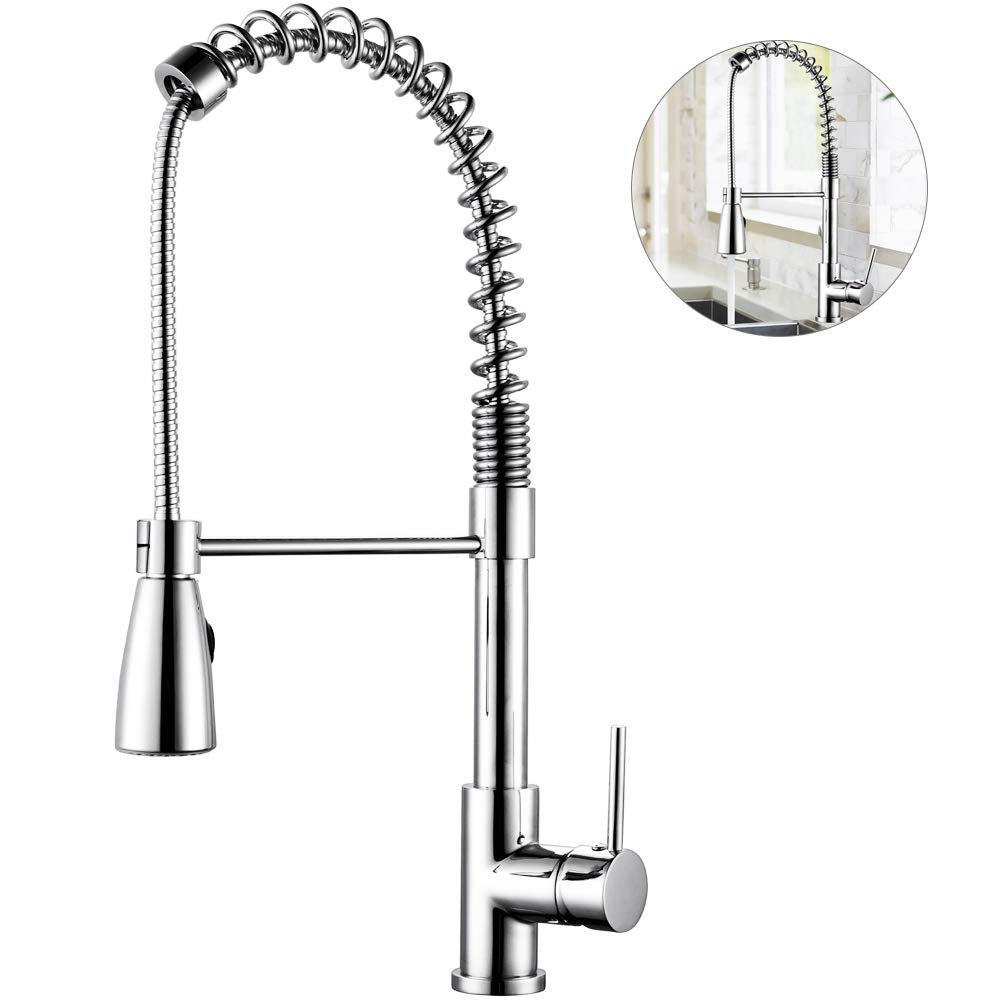 Robinet de cuisine 047 en laiton chromé collection Erymanthe