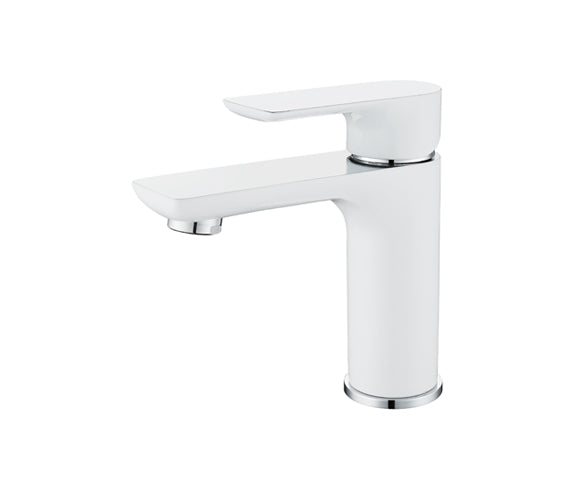 ROBINET DE LAVABO SUR PLAGE EN LAITON BLANC COLLECTION ARGOLIDE