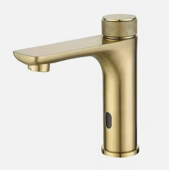 ROBINET LAVABO INFRAROUGE 018 DORE BROSSE COLLECTION SCAMANDRE